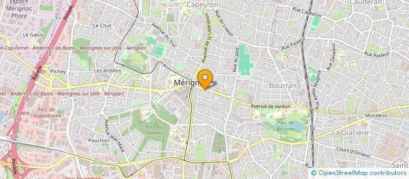 localisation de l'entreprise MONSIEUR ALEXANDRE DESMOND  MERIGNAC