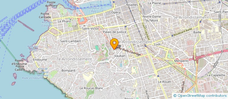 localisation de l'entreprise MONSIEUR ALEXANDRE DESOUTTER à MARSEILLE
