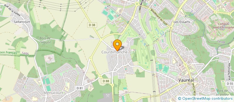 localisation de l'entreprise MONSIEUR ALEXANDRE DESSANE  COURDIMANCHE