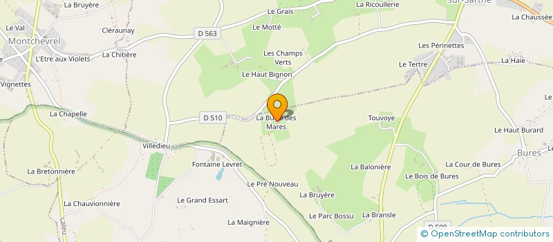 localisation de l'entreprise MONSIEUR ALEXANDRE DESSARTRE à BURES