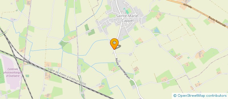 localisation de l'entreprise MONSIEUR ALEXANDRE DESWARTE  SAINTE-MARIE-CAPPEL