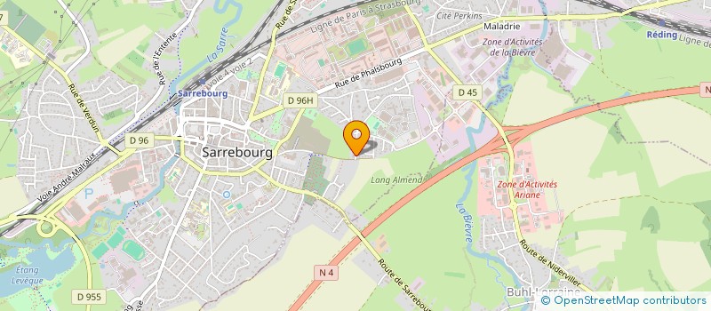 localisation de l'entreprise MONSIEUR ALEXANDRE DESZEZ à SARREBOURG