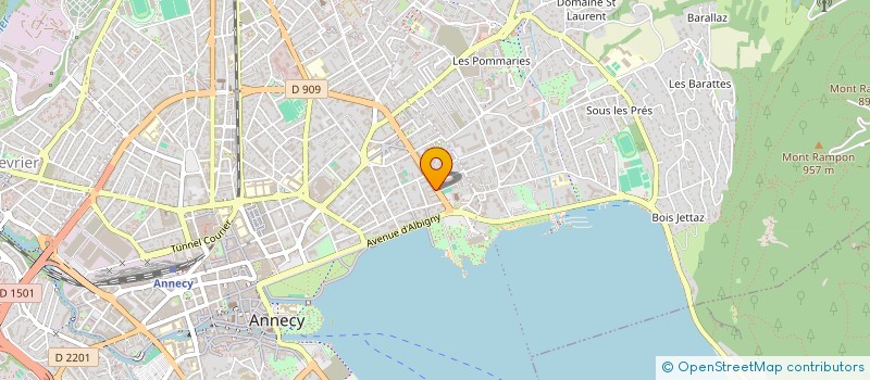 localisation de l'entreprise MONSIEUR ALEXANDRE DETONON à ANNECY
