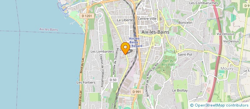 localisation de l'entreprise MONSIEUR ALEXANDRE DEVILLAINE à AIX-LES-BAINS