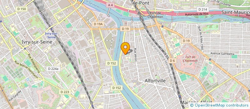 localisation de l'entreprise MONSIEUR ALEXANDRE DEVINAT à ALFORTVILLE