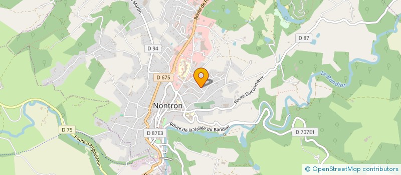 localisation de l'entreprise MONSIEUR ALEXANDRE DEVOS  NONTRON