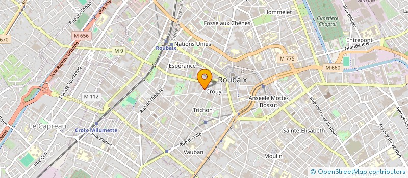 localisation de l'entreprise MONSIEUR ALEXANDRE DEWAS à ROUBAIX