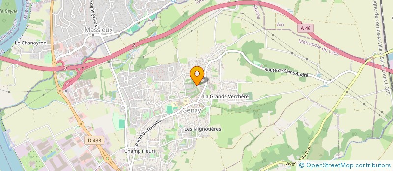 localisation de l'entreprise MONSIEUR ALEXANDRE DHAINAUT  GENAY