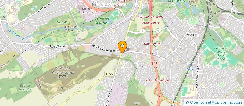 localisation de l'entreprise MONSIEUR ALEXANDRE DHENIN à AVION