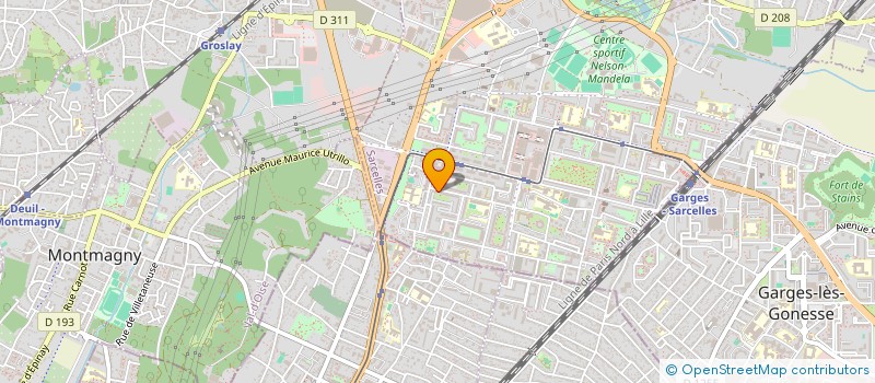 localisation de l'entreprise MONSIEUR ALEXANDRE DIAS  SARCELLES