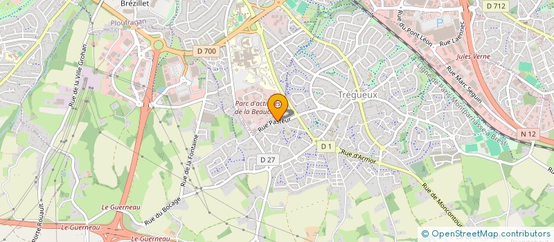 localisation de l'entreprise MONSIEUR ALEXANDRE DIAS  TREGUEUX