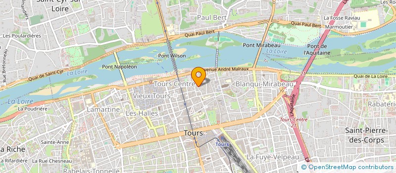 localisation de l'entreprise MONSIEUR ALEXANDRE DIEN  TOURS