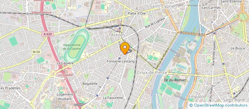 localisation de l'entreprise MONSIEUR ALEXANDRE DIERICKX  TOULOUSE