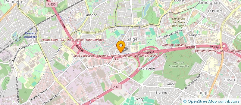 localisation de l'entreprise MONSIEUR ALEXANDRE DIMA  PESSAC