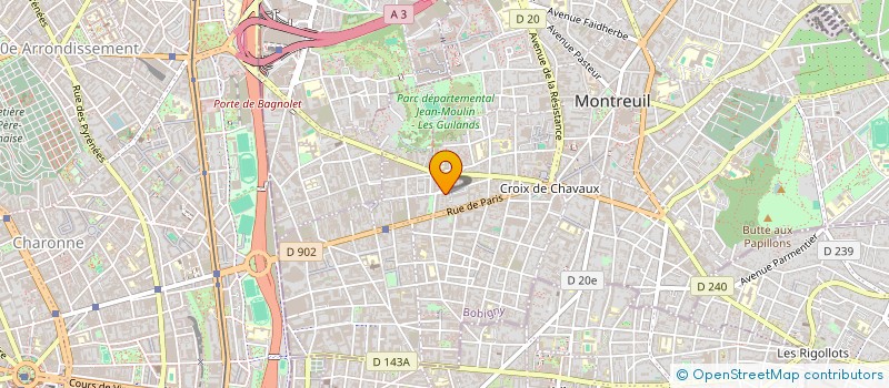 localisation de l'entreprise MONSIEUR ALEXANDRE DIMOS à MONTREUIL