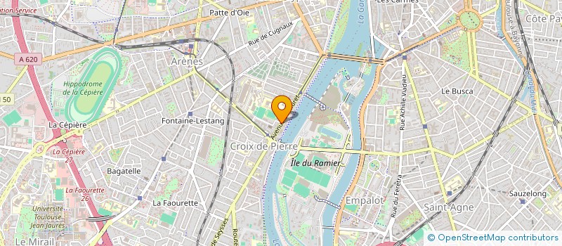 localisation de l'entreprise MONSIEUR ALEXANDRE DINA BOLLANGA  TOULOUSE