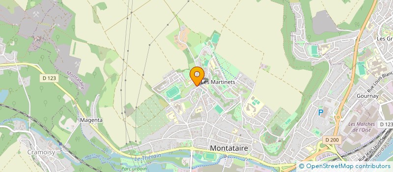 localisation de l'entreprise MONSIEUR ALEXANDRE DJALLO  MONTATAIRE