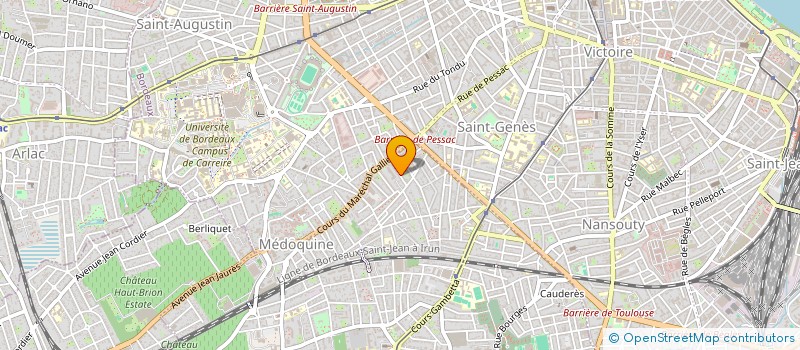 localisation de l'entreprise MONSIEUR ALEXANDRE DJIAN  TALENCE