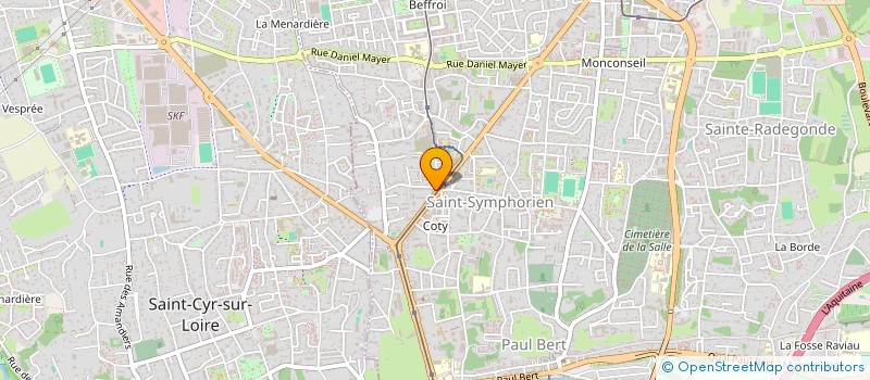 localisation de l'entreprise MONSIEUR ALEXANDRE DJOUAD  TOURS