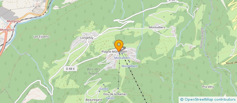 localisation de l'entreprise MONSIEUR ALEXANDRE DOBTCHEFF à LA PLAGNE TARENTAISE