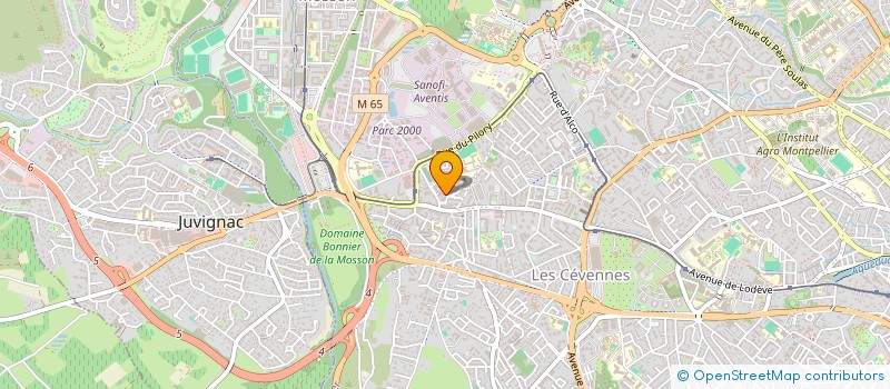 localisation de l'entreprise MONSIEUR ALEXANDRE DOCUS à MONTPELLIER