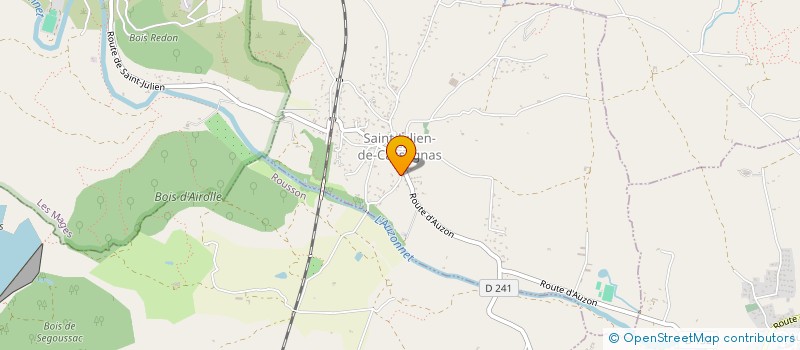 localisation de l'entreprise MONSIEUR ALEXANDRE DOLHADILLE  SAINT-JULIEN-DE-CASSAGNAS