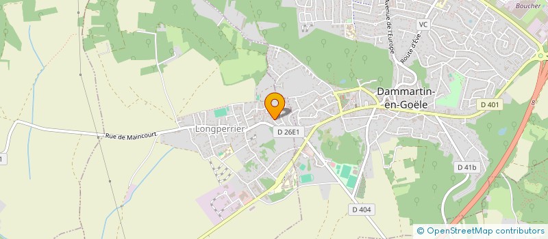 localisation de l'entreprise MONSIEUR ALEXANDRE DONAT  LONGPERRIER