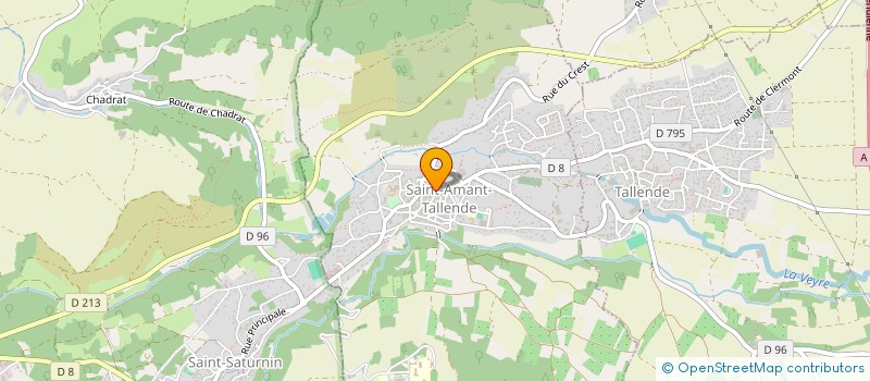 localisation de l'entreprise MONSIEUR ALEXANDRE DOREY  SAINT-AMANT-TALLENDE