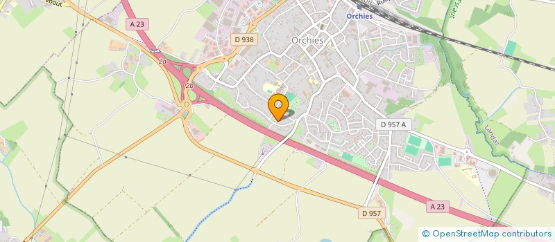 localisation de l'entreprise MONSIEUR ALEXANDRE DORNEZ  ORCHIES