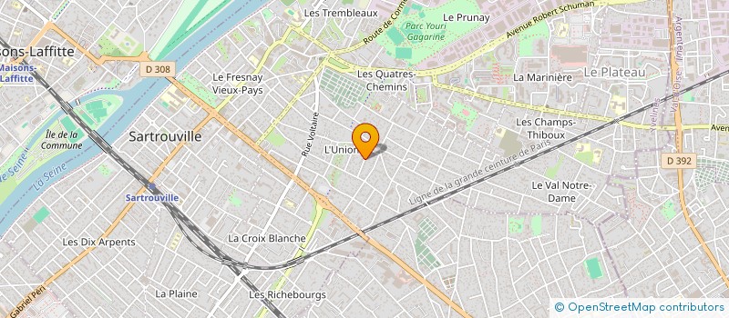 localisation de l'entreprise MONSIEUR ALEXANDRE DOS SANTOS à SARTROUVILLE