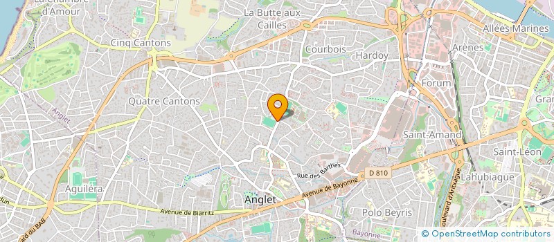 localisation de l'entreprise MONSIEUR ALEXANDRE DOS SANTOS  ANGLET