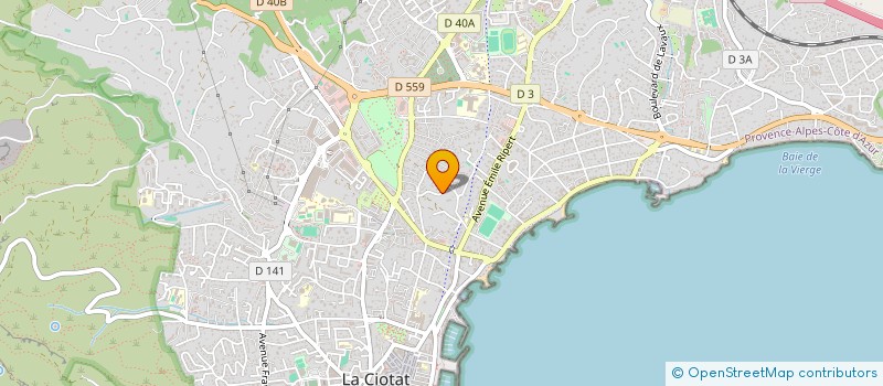 localisation de l'entreprise MONSIEUR ALEXANDRE DOS SANTOS  LA CIOTAT