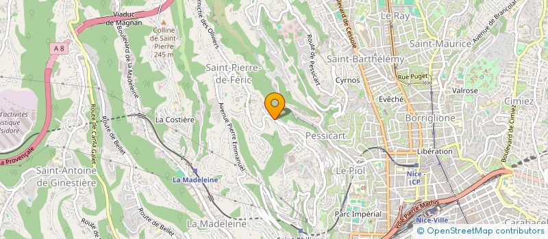 localisation de l'entreprise MONSIEUR ALEXANDRE DOS SANTOS JORGE  NICE