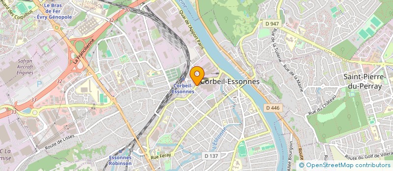 localisation de l'entreprise MONSIEUR ALEXANDRE DOSSA à CORBEIL-ESSONNES