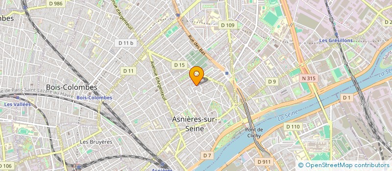 localisation de l'entreprise MONSIEUR ALEXANDRE DOSSOU DADO  ASNIERES-SUR-SEINE