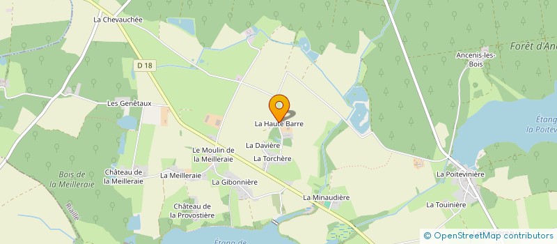 localisation de l'entreprise MONSIEUR ALEXANDRE DOUET  RIAILLE