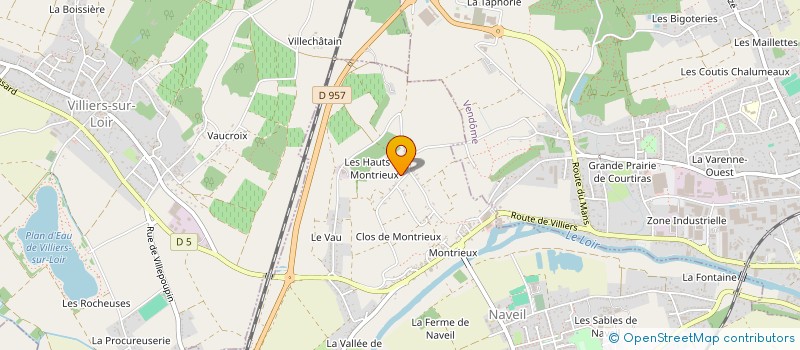 localisation de l'entreprise MONSIEUR ALEXANDRE DOURLET  NAVEIL