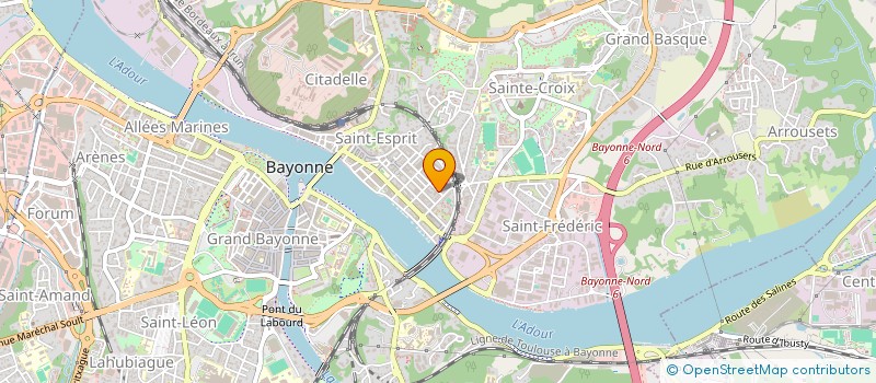 localisation de l'entreprise MONSIEUR ALEXANDRE DOUSSEN à BAYONNE