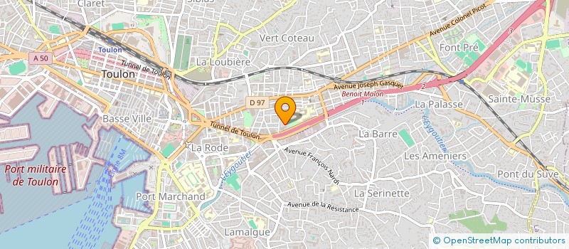 localisation de l'entreprise MONSIEUR ALEXANDRE DRAGULJESC  TOULON