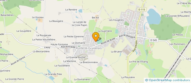 localisation de l'entreprise MONSIEUR ALEXANDRE DROUIN  LOIRON-RUILLE