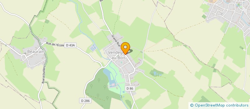 localisation de l'entreprise MONSIEUR ALEXANDRE DRUESNE à VENDEGIES-AU-BOIS