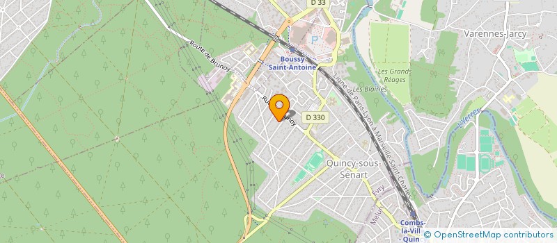 localisation de l'entreprise MONSIEUR ALEXANDRE DUARTE  QUINCY-SOUS-SENART