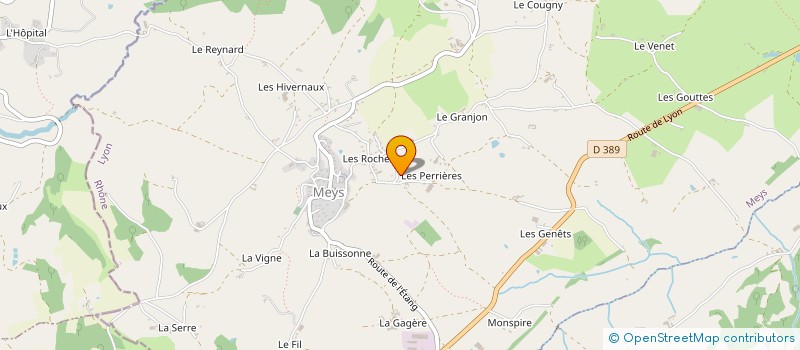 localisation de l'entreprise MONSIEUR ALEXANDRE DUBEUF  MEYS