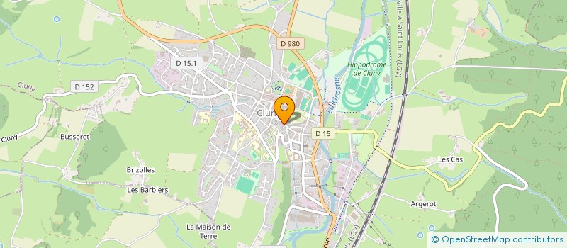 localisation de l'entreprise MONSIEUR ALEXANDRE DUBOIS  CLUNY