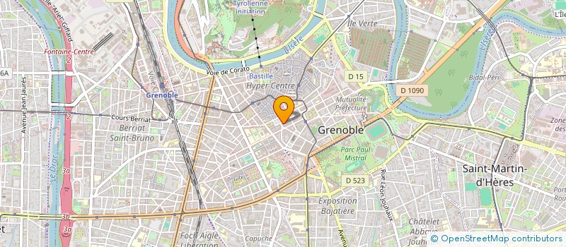 localisation de l'entreprise MONSIEUR ALEXANDRE DUBOIS à GRENOBLE