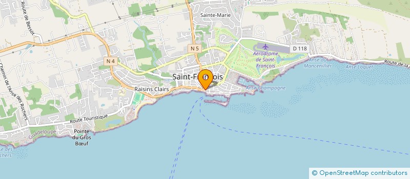 localisation de l'entreprise MONSIEUR ALEXANDRE DUBOIS  SAINT-FRANCOIS