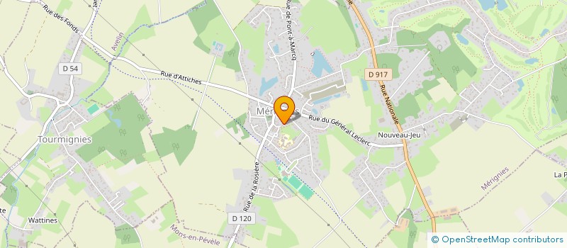 localisation de l'entreprise MONSIEUR ALEXANDRE DUBREUX  MERIGNIES