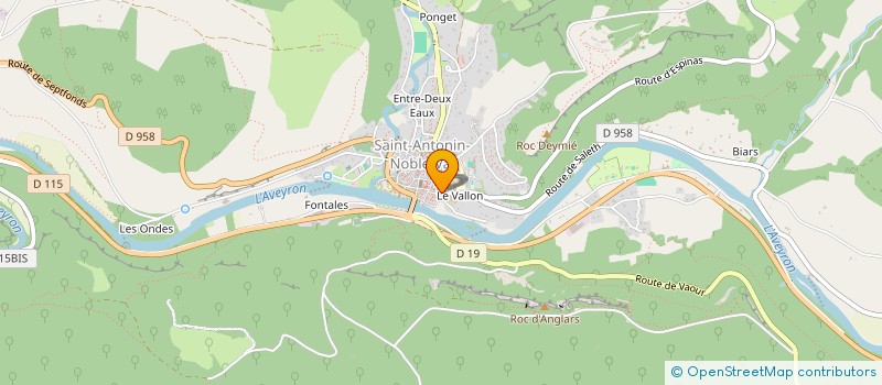 localisation de l'entreprise MONSIEUR ALEXANDRE DUBURCQ  SAINT-ANTONIN-NOBLE-VAL