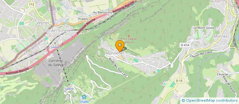 localisation de l'entreprise MONSIEUR ALEXANDRE DUCIMETIER  MONNETIER-MORNEX