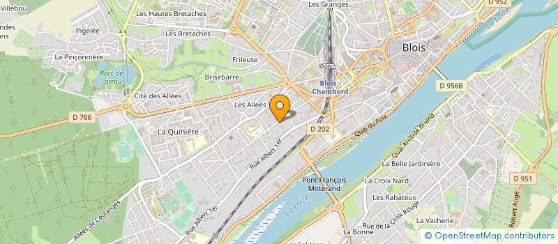 localisation de l'entreprise MONSIEUR ALEXANDRE DUCLOS à BLOIS